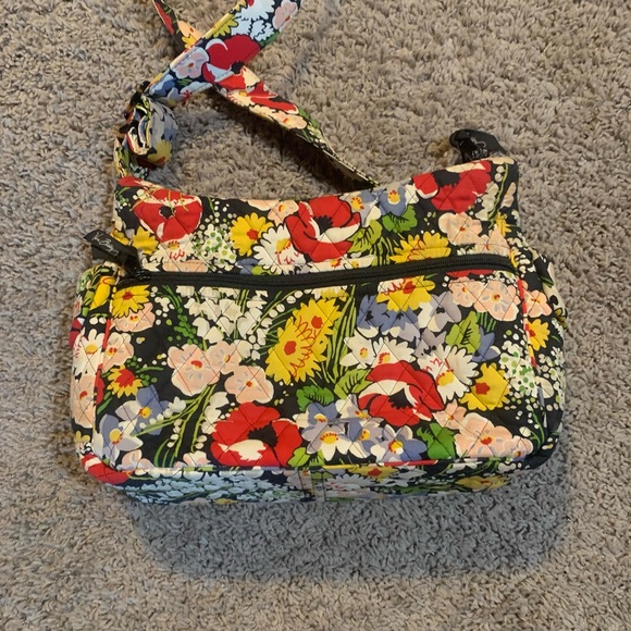 Vera Bradley Poppy Fields Retired Bag Purse - Picture 3 of 7